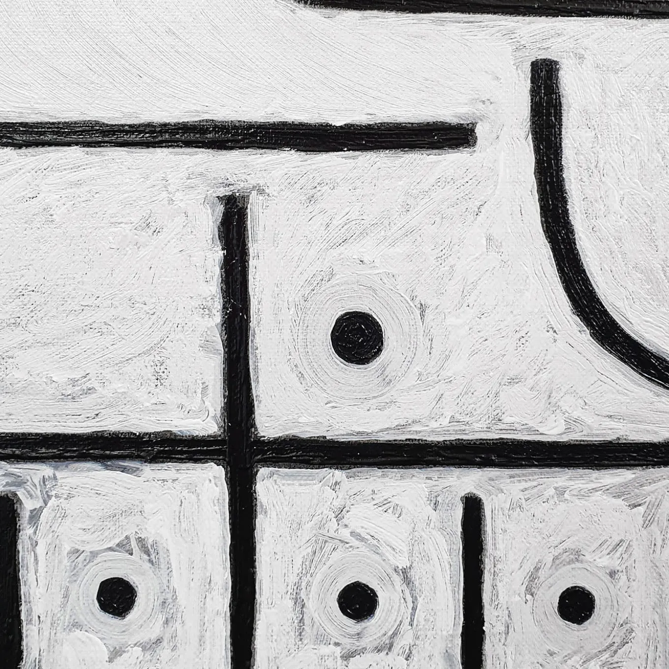 Identity in Abstraction VI Paintng