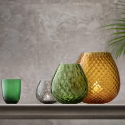 Idra Pine-Green Set of 6 Assorted Glasses