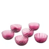 Idra Ruby-Red Set of 6 Assorted Bowls