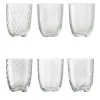 Idra Set of 6 Transparent Assorted Glasses