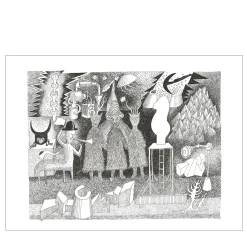 Il Giudizio di Paride - Pen Drawing On Paper