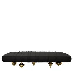 Il Pezzo 1 Black Leather Bench
