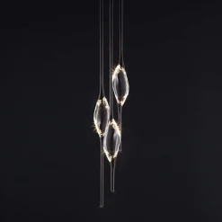 Il Pezzo 12 Black-Gold Round Chandelier