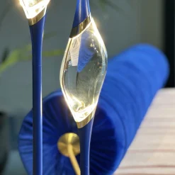 Il Pezzo 12 Blue Majorelle-Gold-Calacatta Gold Floor Lamp