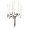 Il pezzo 3 7-Lights Nickel Wall Sconce