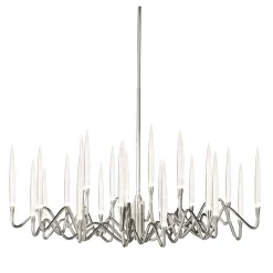 Il Pezzo 3 Nickel Round Chandelier