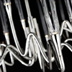 Il Pezzo 3 Nickel Round Chandelier