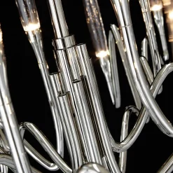 Il Pezzo 3 Nickel Round Chandelier