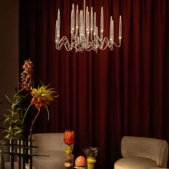 Il Pezzo 3 Nickel Round Chandelier