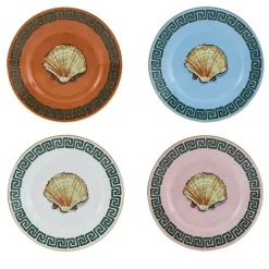 Il Viaggio di Nettuno Set of 4 Bread Plates by Luke Edward Hall