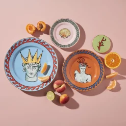 Il Viaggio di Nettuno Set of 4 Bread Plates by Luke Edward Hall