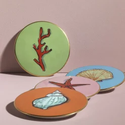Il Viaggio di Nettuno Set of 4 Coasters by Luke Edward Hall