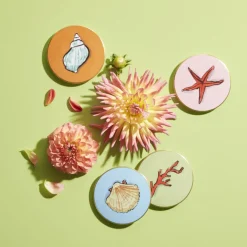 Il Viaggio di Nettuno Set of 4 Coasters by Luke Edward Hall