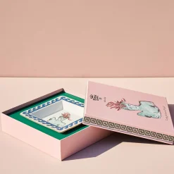 Il Viaggio di Nettuno White Square Vide Poche by Luke Edward Hall