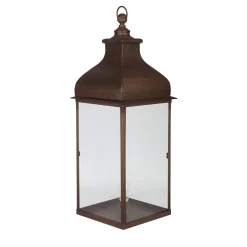 Ilaria Square Burnished Brass Lantern