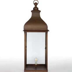 Ilaria Square Burnished Brass Lantern