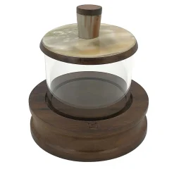 Imbuia Wood Truffle Holder #1