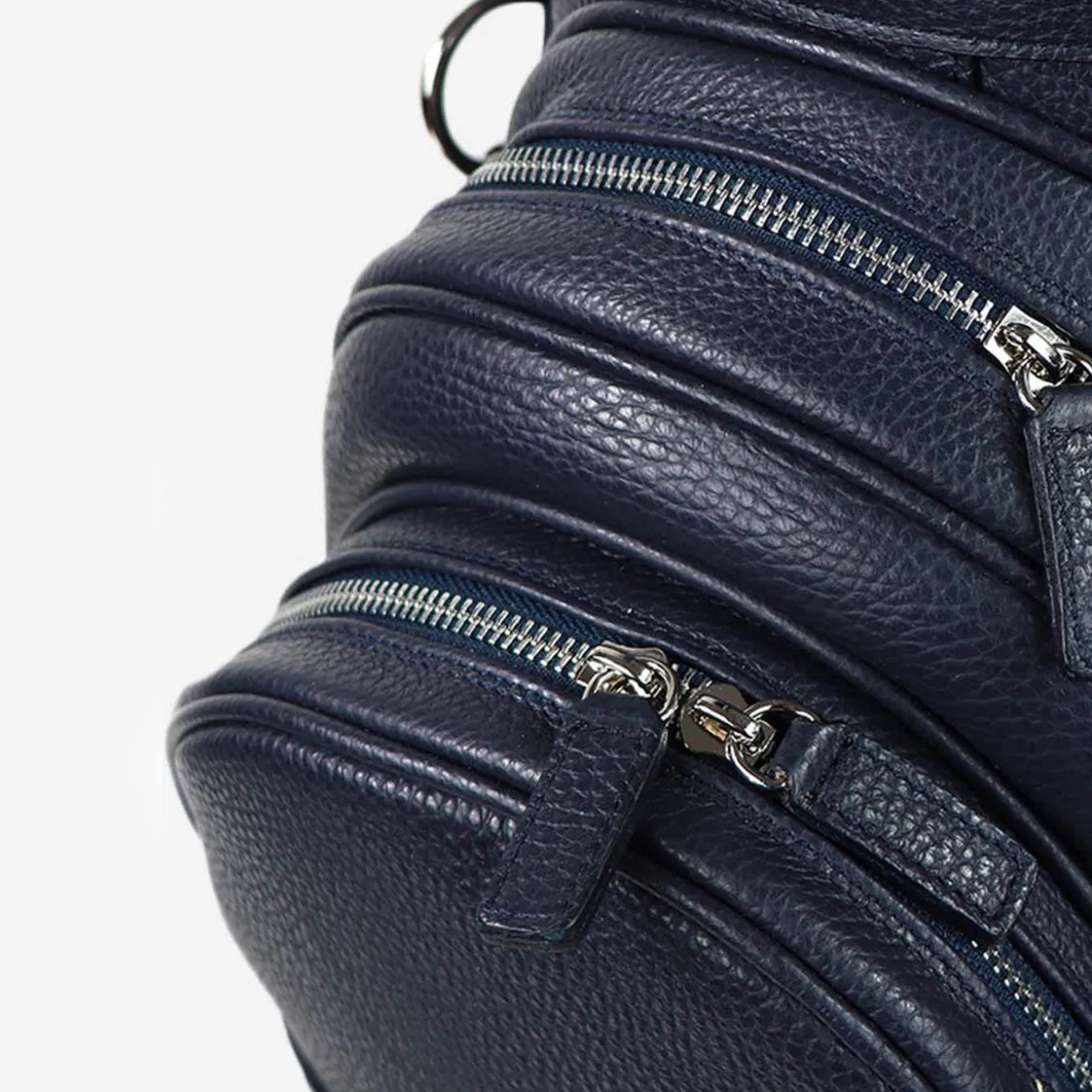 Imperiale Blue Leather Golf Bag