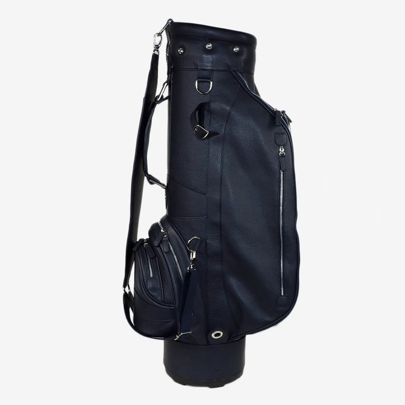 Imperiale Blue Leather Golf Bag
