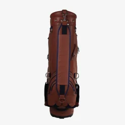Imperiale Brown & Blue Leather Golf Bag