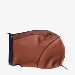 Imperiale Brown & Blue Leather Golf Bag