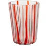 Impilabile Red Stripes Glass