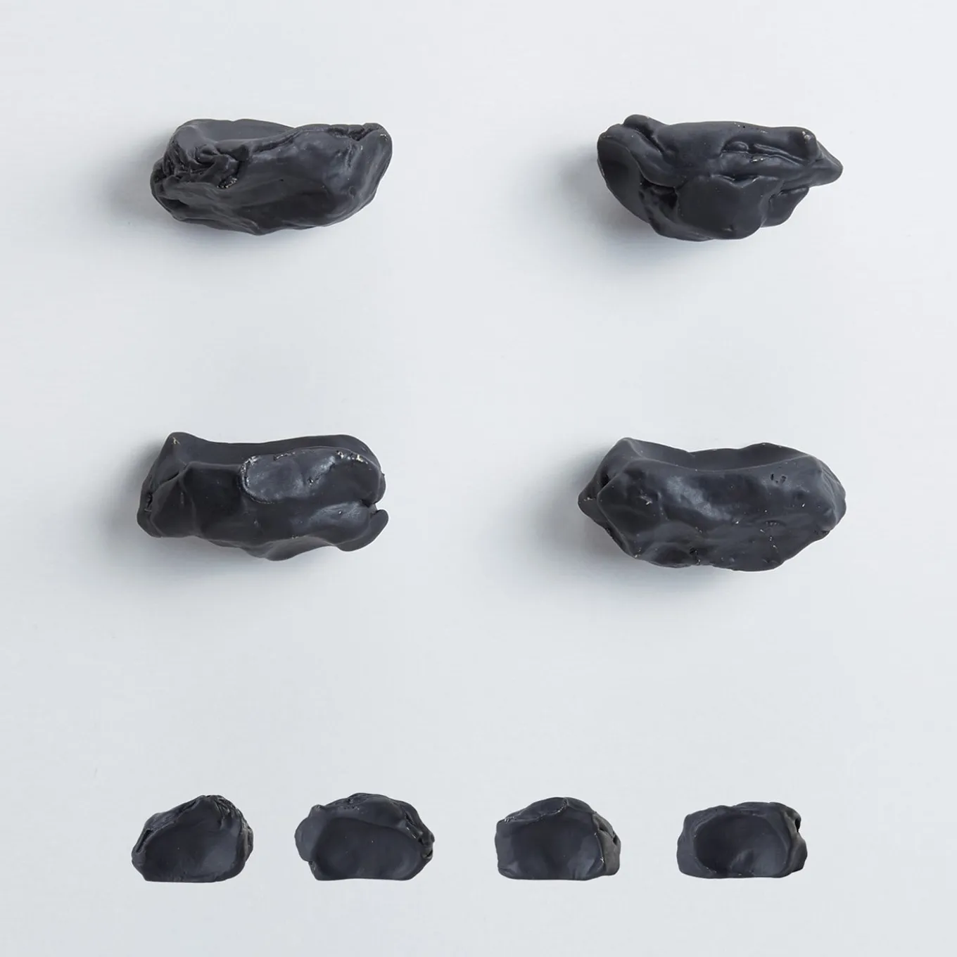 Impronta Set of 4 Black Door Knobs #2 by Nicole Valenti