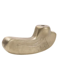 Inca Set of 4 Brass Door Knobs #1 by Nicole Valenti