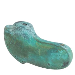 Inca Set of 4 Green Door Knobs #3 by Nicole Valenti