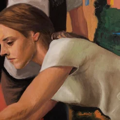 Incoronazione di Positano Oil on Linen Painting