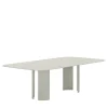 India Large Rectangular Grey Metal Outdoor Dining Table