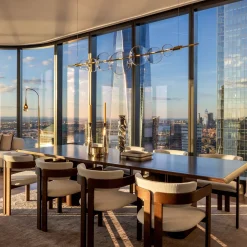 Ines White Chair in Tobacco-Stained Ash Wood