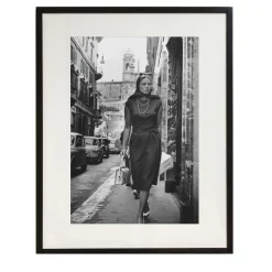 Ingrid Bergman In Rome Framed Print by Keystone