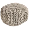 In&Outdoor Pet Lover Safari Beige Square Pouf
