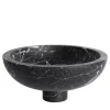 Inside Out Black Marquina Centerpiece by Karen Chekerdjian