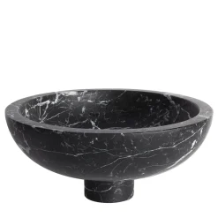 Inside Out Black Marquina Centerpiece by Karen Chekerdjian