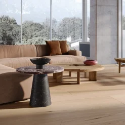 Inside Out Black Marquina Centerpiece by Karen Chekerdjian