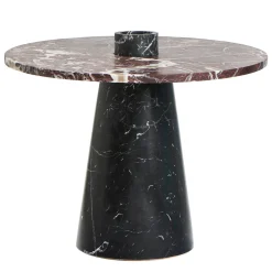 Inside Out Red/Black Marble Coffee Table by Karen Chekerdjian #2