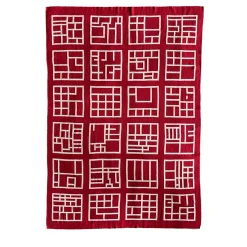 Insula Red Blanket by V. Mancini and P. Iaconantonio