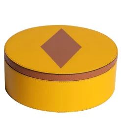 Intarsio Briolette Mimosa Pekan Circle Box