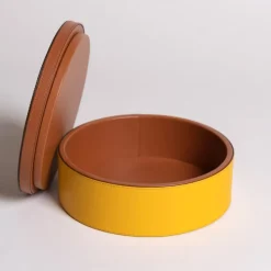 Intarsio Briolette Mimosa Pekan Circle Box