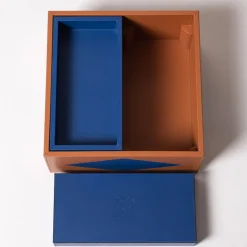 Intarsio Briolette Pecan and Ocean Blue Duo Box