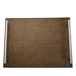 Intreccio Braided Leather Tray