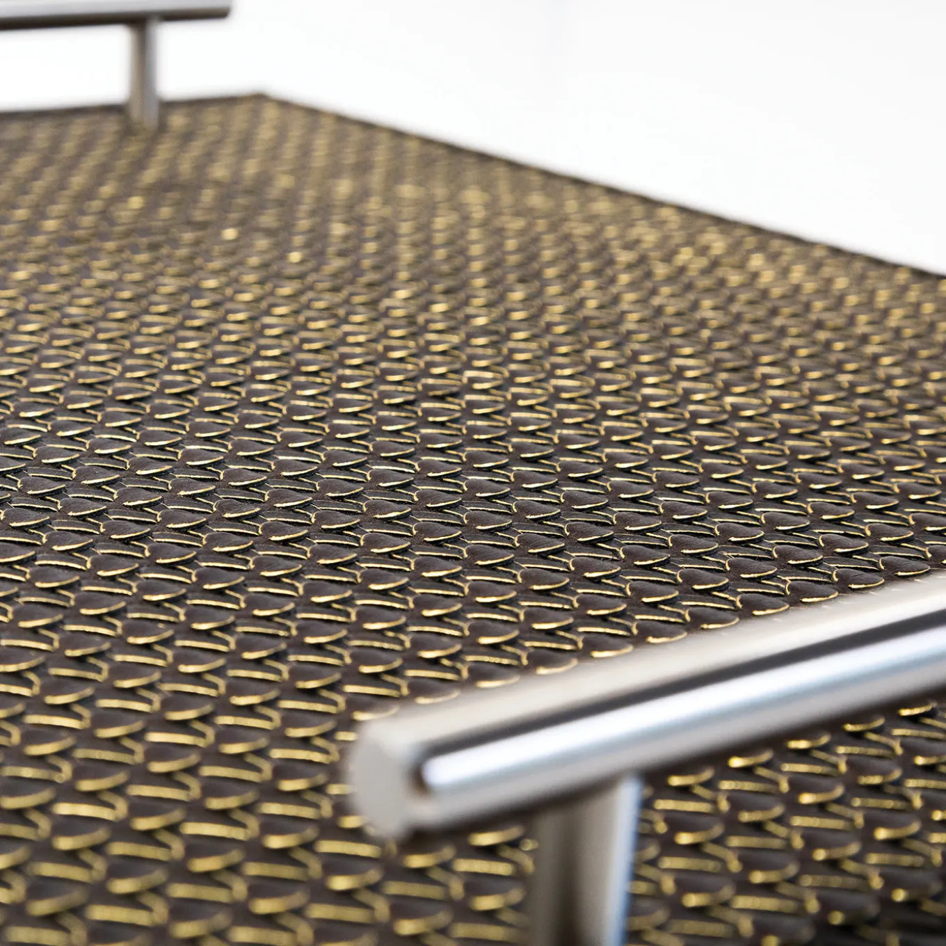 Intreccio Braided Leather Tray