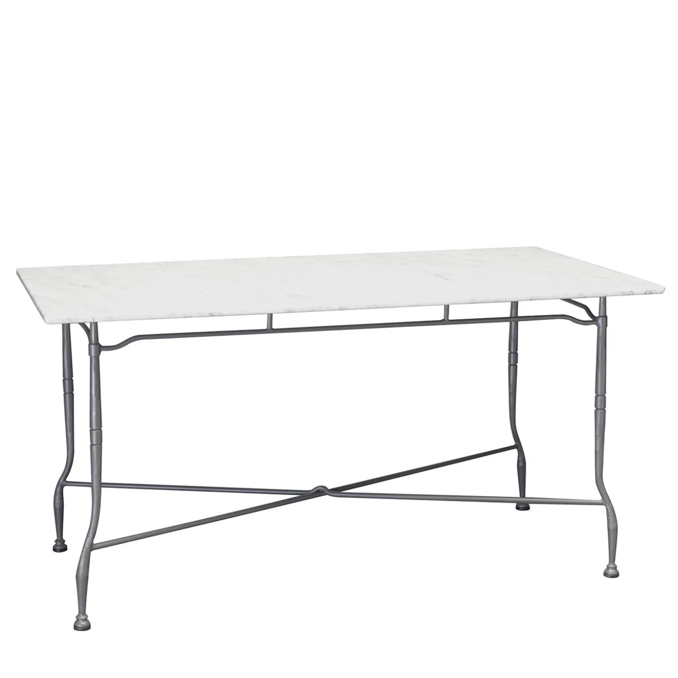 Intreccio Rectangular Dining Table in Stainless Steel