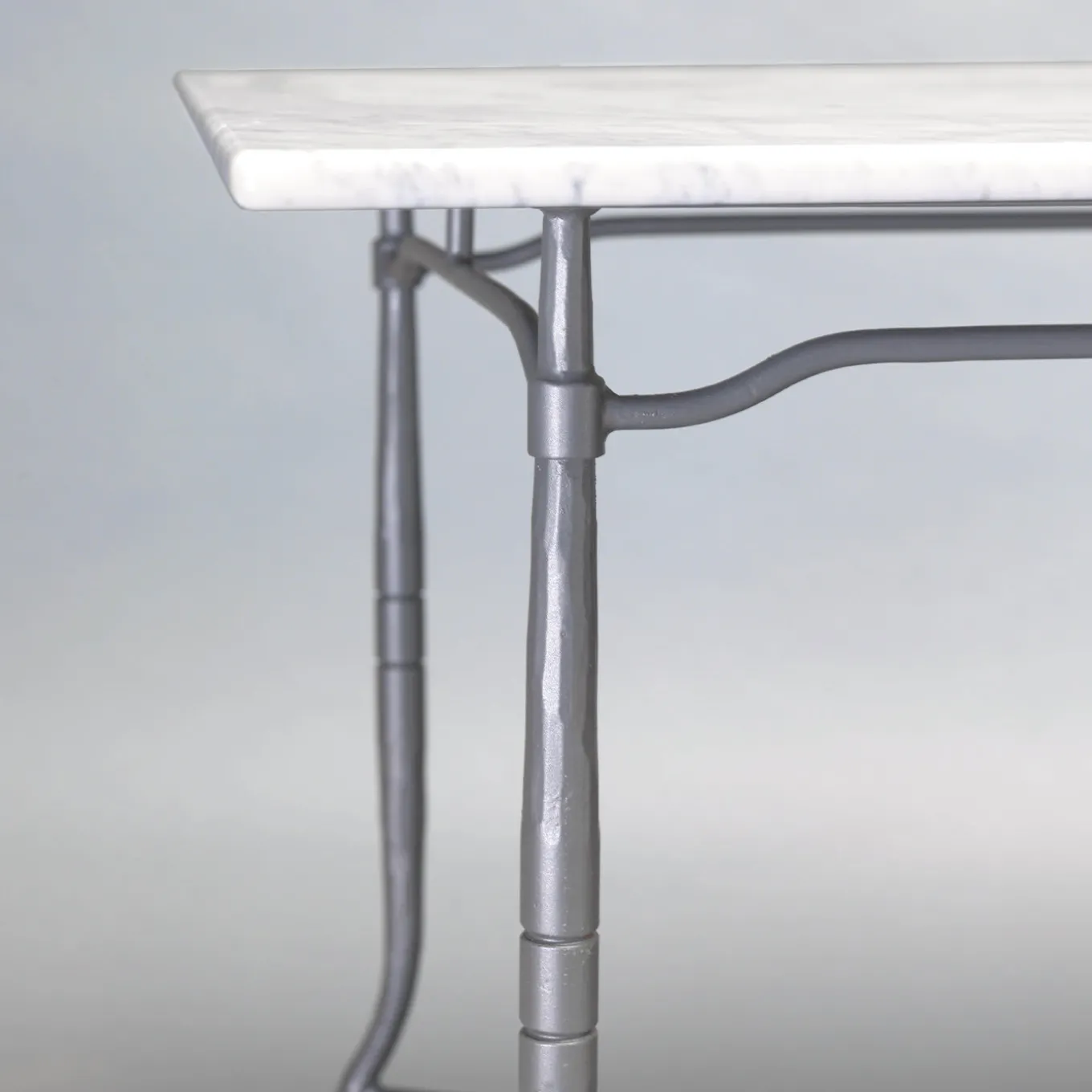 Intreccio Rectangular Dining Table in Stainless Steel