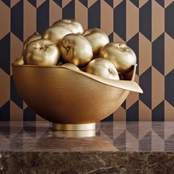 Intuizioni large Centerpiece in Brass