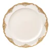 Irene White & Gold Serving Plate