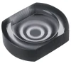 Iride Cut Ashtray Steel Gray by Federico Peri
