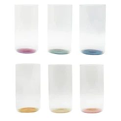 Iride Set of 6 Long Drink Glasses